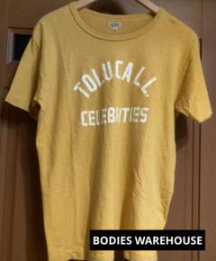 BODIES WAREHOUSEマスタード Tシャツ サイズ38