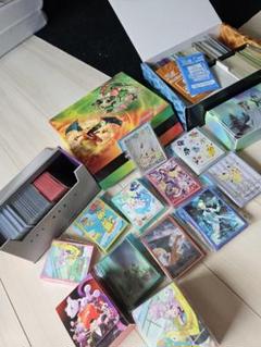ポケモンカードゲーム　スリーブ　箱　カード大量