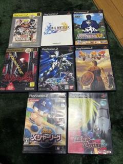 PS2 ゲームセット ガンダム、ナルト、ファイナルファンタジーX 他中古品