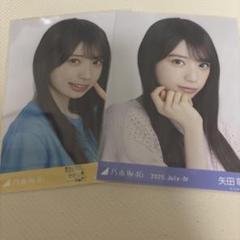 乃木坂46 生写真 全ツ 静岡ライブT メッシュニット ヨリ 2種 矢田萌華