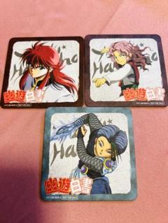 希少　レア　幽遊白書　キャラウムカフェ　缶バッジ　南野秀一　蔵馬 4点】妖狐 蔵馬 南野秀一 幽遊白書コレクション缶バッジ 50周年