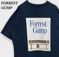 フォレスト・ガンプ 短丈 映画 ムービー 半袖 Tシャツ トムハンクス ネイビー