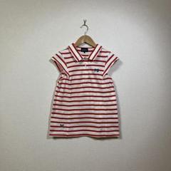 PEARLY GATES パーリーゲイツ  ボーダー柄 フリルノースリーブウェアのサムネイル