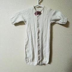 【早い者勝ち】白 ロンパース 50〜60cm リボン付きでかわいい♪ 新生児