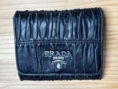✨いち推しのお品物✨【正規品】PRADA プラダ 3つ折り財布 ネイビー 紺