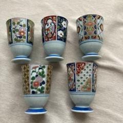 【古伊万里文】古伊万里の伝統　有田古伊万里文　染錦四方花絵牡丹見込文　大深鉢 古伊万里色絵鳳凰団龍四方襷文向付 3客組 | KATAKAGO_TOKYO
