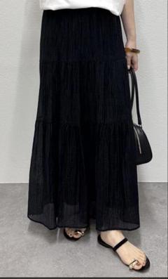 未使用品★Loungedress ロングスカート Loungedress 「LOUNGEDRESS」 ロングスカート FREE レッド