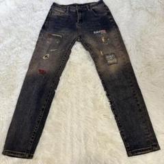 balmain デニム　ジーンズ　刺繍