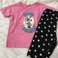 ミニー　パジャマ　100 90 95 ドット