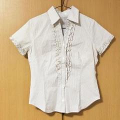 COMME CA DU MODE weekend ストライプ ブラウスのサムネイル