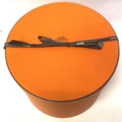 ⑦極美品　エルメス　帽子BOX　ハットボックス　楕円形　小物入れインテリアにものサムネイル