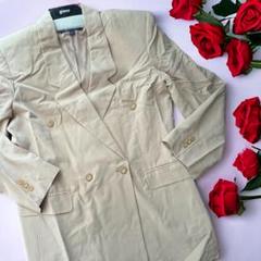 (S12)jasmi silk ジャスミシルクジャケット　メンズ　レディース Lのサムネイル