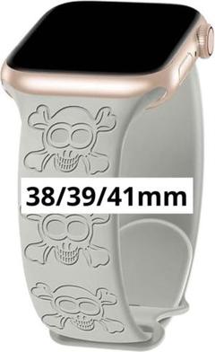 Apple Watch バンド アップルウォッチ バンド シリコン 彫刻入り