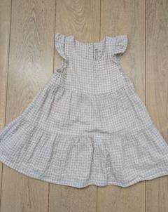 チェックノースリーブワンピース 90cm