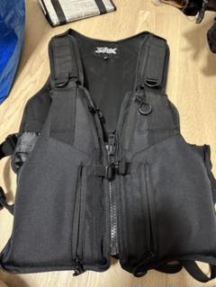 SUXSOX フィッシングベスト ブラックLサイズ
