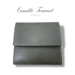 ⭐️極美品⭐️　カミーユフォルネ　二つ折り財布　旧ロゴ　ユニセックス　ブラック ⭐️極美品⭐️ カミーユフォルネ 二つ折り財布 旧ロゴ ユニ