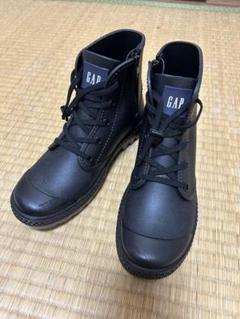 【美品】GAP ブラック レインシューズ　レインスニーカー