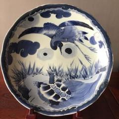 古伊万里　墨弾　亀鶴翔慶図　江戸中期 m91238045330_1.jpg?1675649901