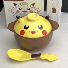 【361】ピカチュウ ひとり用土鍋 れんげ セット ポケモン 未使用 361】ピカチュウ ひとり用土鍋 れんげ セット ポケモン 未使用