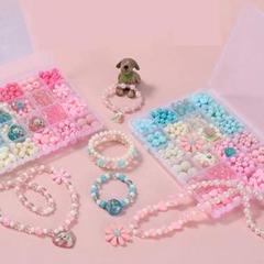 新品❣️かわいい ビーズ アクセサリーキット 手作り おもちゃ ハンドメイド
