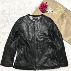 希少美品】バーバリーブラックレーベル ラムレザー ジャケット