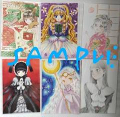 ☆整理品 手描きイラスト 6枚セット b - メルカリ