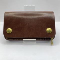 【ハンドメイド】栃木サドルレザー 茶 ミドルトラッカーウォレット MT0309 栃木レザー】ミドルトラッカーウォレット【茶芯】 - メルカリ