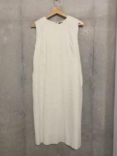 トゥモローランドコレクション/ロングワンピース/リネン/白/サイズ36