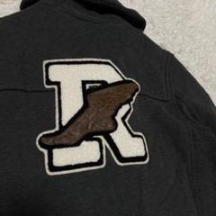 レア ラルフローレン ダッフルコート 靴 翼 レザー ロゴ グレー R