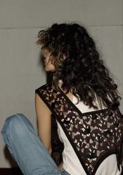6（ロク）の「＜6(ROKU)＞LACE BIB/トップス（その他トップス