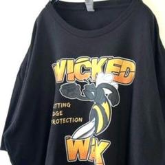 ネクストレベル ハチ WICKED WAX Tシャツ 2XL ブラック 黒 古着