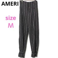 Ameri／2WAY LOGO STRIPE STRAIGHT PANTS／M - メルカリ