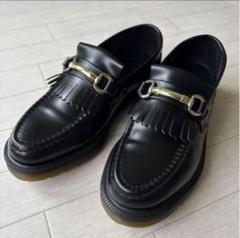 美品 ドクターマーチン エイドリアン ビットローファー フリンジ UK5 Dr.Martens ローファー