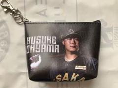 阪神　タイガース　大山　阪神百貨店限定　ノベルティ　ミニポーチキーホルダー