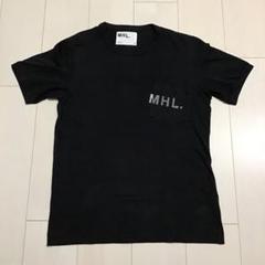 マーガレットハウエル　新品未使用品　ブラック　黒　リネン　Tシャツ　Lサイズ. A13475 マーガレットハウエル 23ss リネン100半袖シャツ
