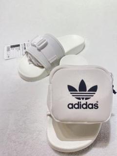 ［新品］adidas originals▽ポーチ付アディレッタ シャワーサンダル