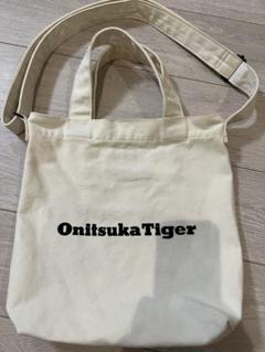 ONITSUKA TIGER トートバッグ ホワイト Onitsuka Tiger オニツカタイガー バッグ トートバッグ ホワイト