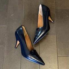 美品　CELINE ブラウン レザー ヒールパンプス　38サイズ　24㎝ 美品】セリーヌ CELINE パンプス フィービー期 スウェードレザー