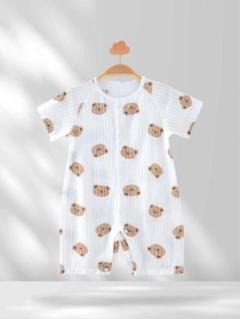 【新品未使用】 くまさんロンパース