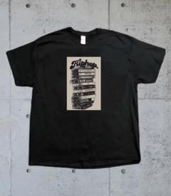 Hiphop カセットテープ プリントTシャツ　2XLサイズのサムネイル