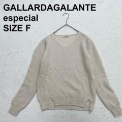 ガリャルダガランテエスペシャル　ラメ入りニットプルオーバー　大人上品（733）