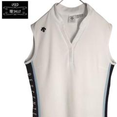 ☆ DESCENTE GOLF 吸汗速乾 バンドカラー スキッパー ノースリーブ