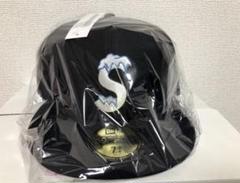 supreme S LOGO NEW ERA NAVY 7 3/8 シュプリーム
