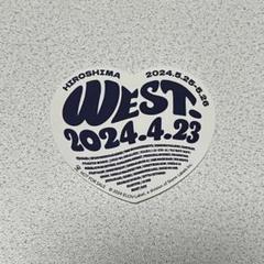 ジャニーズWEST WEST. 会場限定ステッカー　  広島　4枚 2025年最新】WEST ステッカー 広島の人気アイテム - メルカリ