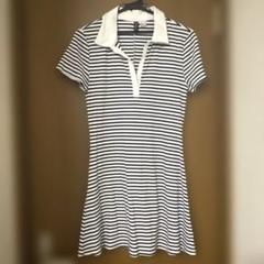 H&M ストライプ ポロワンピース Mサイズ