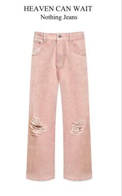 HEAVEN CAN WAIT デニムパンツ 完売 再販無REALくんまくら着用 HEAVEN CAN WAIT デニムパンツ 完売 再販無REALくんまくら着用