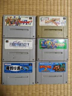 スーパーファミコンソフト6本セット（ジャンク品）