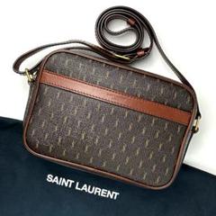 未使用・極美品■サンローラン　ショルダーバッグ　YSL　モノグラム　PVCレザー