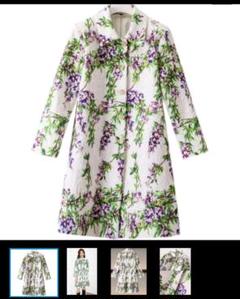 藤の花柄 スプリングコート 春秋用 ウィステリアのサムネイル