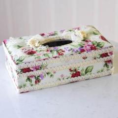 薔薇のティッシュボックス ローズピンク 【新品未使用】